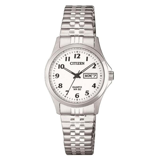 Citizen Dress White Dial Stainless Steel Women's Watch (EQ2000-96A) - Picture 1 of 1