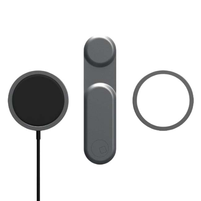 Rolling Square EDGE Smartphone Stand and Charging Kit - Black - Picture 2 of 6