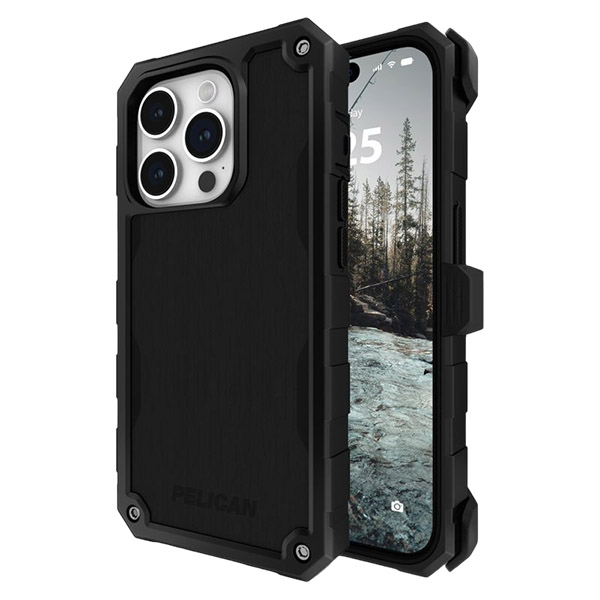 Pelican Shield MagSafe Case (Suits iPhone 15 Pro Max) Black