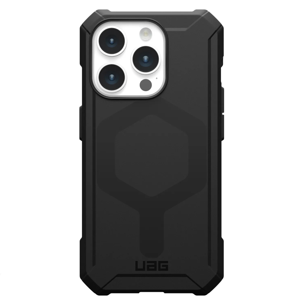 Urban Armor Gear Essential Armor MagSafe Case (Suits iPhone 16 Pro) - Black - Picture 2 of 4