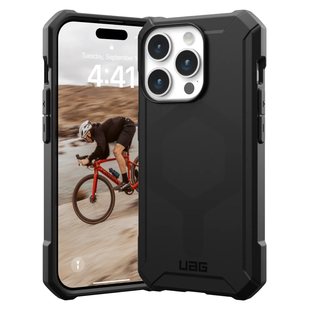 Urban Armor Gear Essential Armor MagSafe Case (Suits iPhone 16 Pro) - Black - Picture 1 of 4